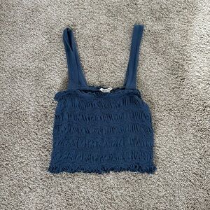 American Eagle Blue Crop Top